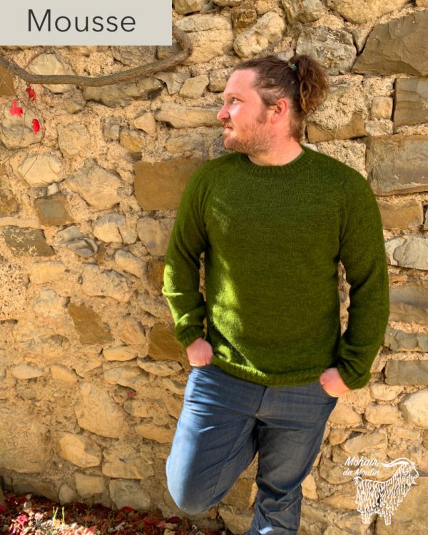 pull homme mohair du moulin